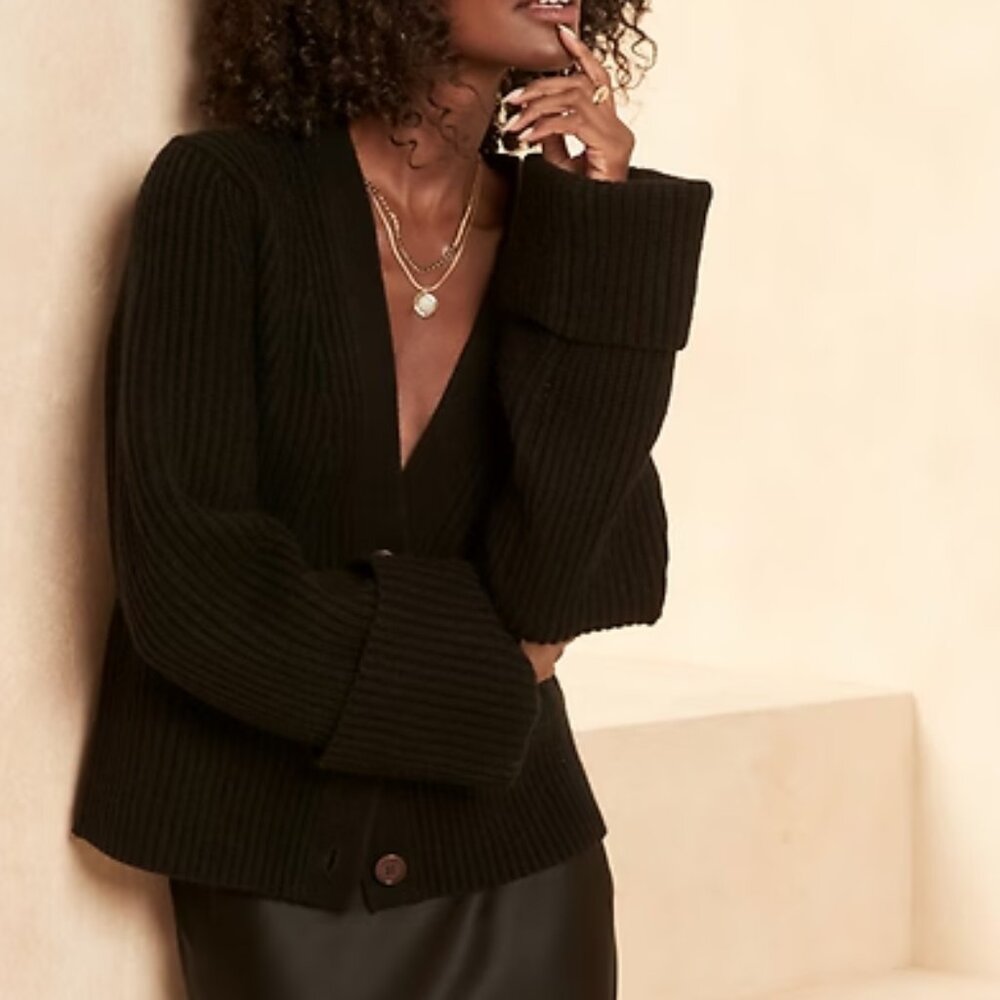 Banana Republic Talia Merino-Cashmere Cardigan